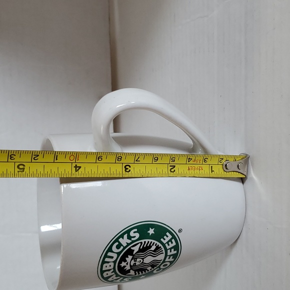 2007 Starbucks Cup Mug Coffee Tea Cocoa Hot 12.4 Fluid Ounces White Ceramic - Picture 5 of 10